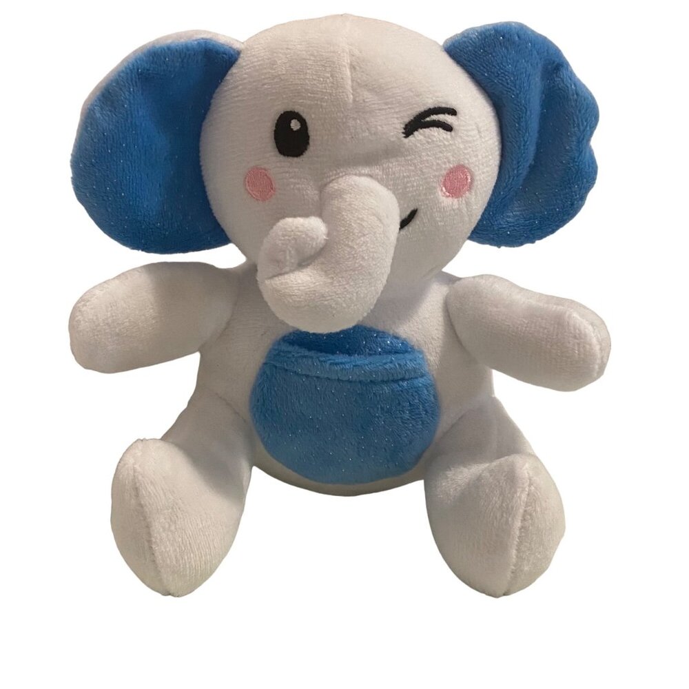 Elephant Plush Stuffed Animal Toy Tooth Holder Pocket RMS International 6"